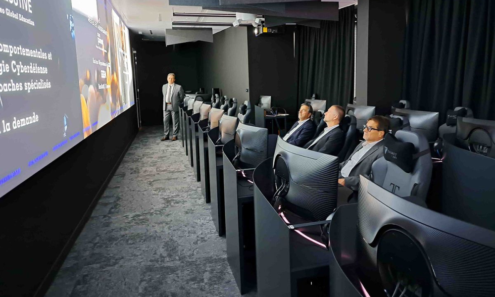 Visite de la direction de Docaposte 