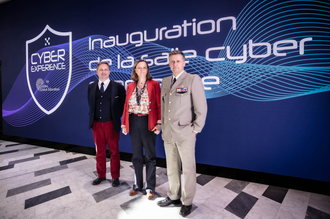 Inauguration Salle Cyber Experience by GGE